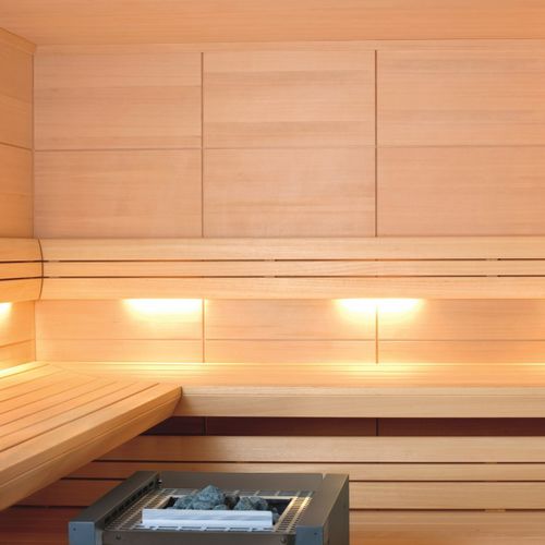 Industriestil-Wandleuchte - ALBAZZA - Freixanet Wellness - für Sauna / Holz / linear