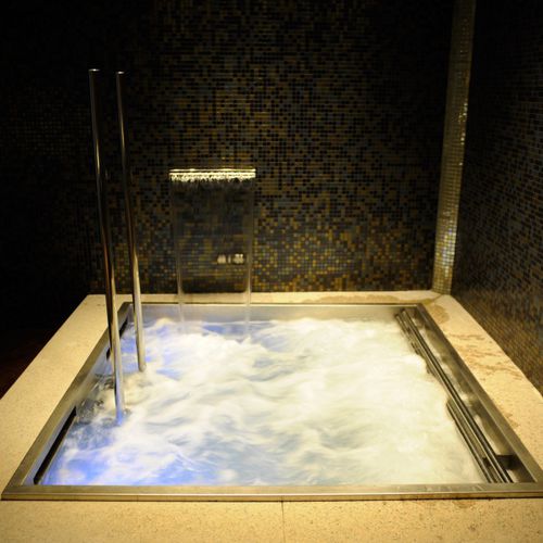 Swim Spa / einbaufähig - Freixanet Wellness - rechteckig / für mehrere Personen / Edelstahl