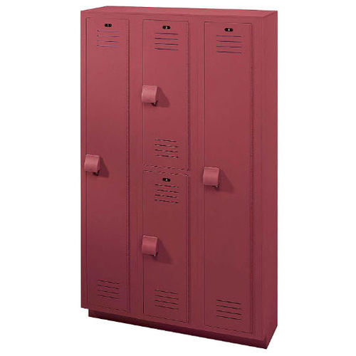 Kunststoff-Garderobenschrank - LENOX - Bradley - für öffentliche Einrichtungen / gesichert