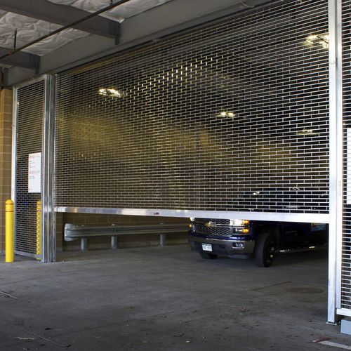 Roll-Sicherheitsgitter - EXTREME® 300 SERIES - Cornell - für Türen / Aluminium / eloxiert