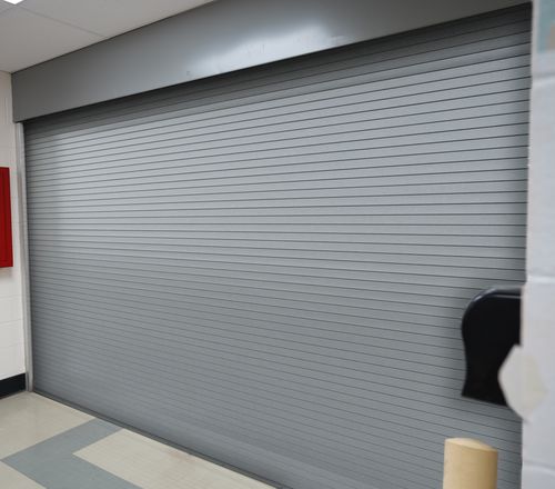 Industrietor / galvanisiertem Stahl - CROSSINGGARD® & THREATPROTECT™ - Cornell - Roll / anodisiertes Aluminium / extrudiertes Aluminium