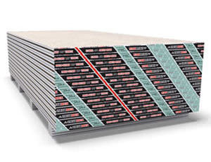 Wasserabweisende Gipsplatte - TOUGHROCK® MOLD-GUARD™ - Georgia Pacific - mit Greenguard®-Ökolabel / Innenbereich