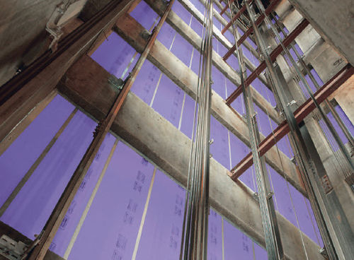 Wasserabweisende Gipsplatte - GOLD BOND® EXP® EXTENDED EXPOSURE SHAFTLINER - National Gypsum - verstärkt / feuerfest
