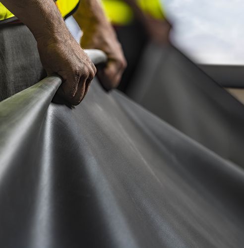 Isolierende Abdichtungsbahn - RUBBERGARD™  - Holcim Elevate - für Dach / Rollen / flexibel