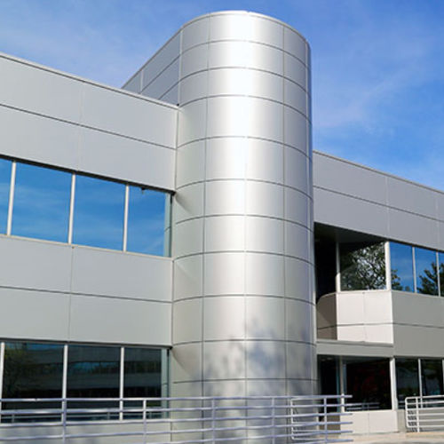 Modulare Fassadenverkleidung - INTERCEPT™ ENTYRE - Centria Architectural Systems - Paneel / Aluminium / glatt