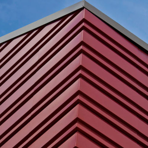 Paneel-Fassadenverkleidung - MICROSEAM CORNERS - Centria Architectural Systems - Metall / profiliert