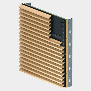 Fassadenverkleidung aus Lamellen - LOUVERS - Centria Architectural Systems - Metall / gestrichen