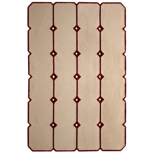 Teppich / originelles Design - Cut Out - indikon srl - geometrisches Muster / Neuseelandwolle / Tencel®
