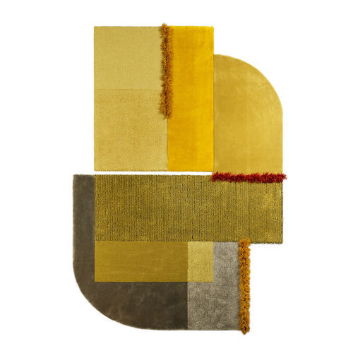 Teppich / originelles Design - Selce - indikon srl - individuell gestaltbar / Neuseelandwolle / Leinen