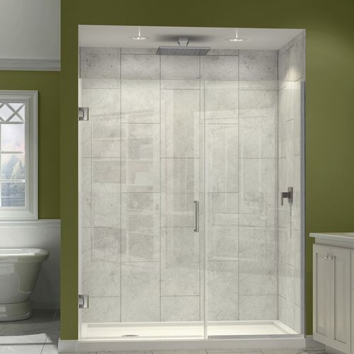 Einflügelige Duschwand - UNIDOOR PLUS - DreamLine - festinstalliert / für Nischen / Hartglas