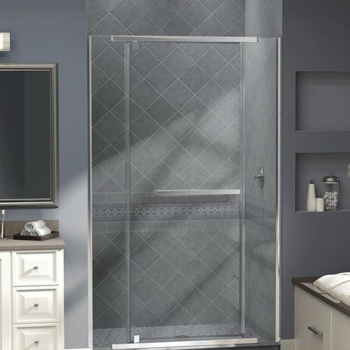 Schwenkbare Duschwand - VITREO-X - DreamLine - für Nischen / Hartglas