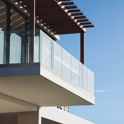 Aluminium-Befestigungssystem - GLASSFIT FLOW SV-1703 TOP - COMENZA - für Geländer / für Fassaden / für hinterlüftete Fassade