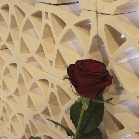 Terrakotta-Sonnenschutzlamelle - F4 RIMINI - Ceipo ceramiche - für Fassaden