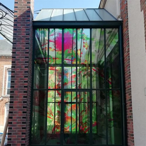 Dekorative Folie / zur Anwendung auf Glas - LUMIÈRE & TRANSPARENCE - GLACE CONTROLE - transparent / UV-beständig / mit maßgefertigten Motiven