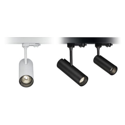 LED-Schienenleuchte - SLIM  - Pan S.r.l. - rund / Aluminium / für Gewerbegebrauch