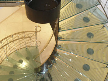 VSG-Glasscheibe - LAMIDUR® - CRISTAL PONTEVEDRESA - ESG Glas / transparent / für Treppenstufen