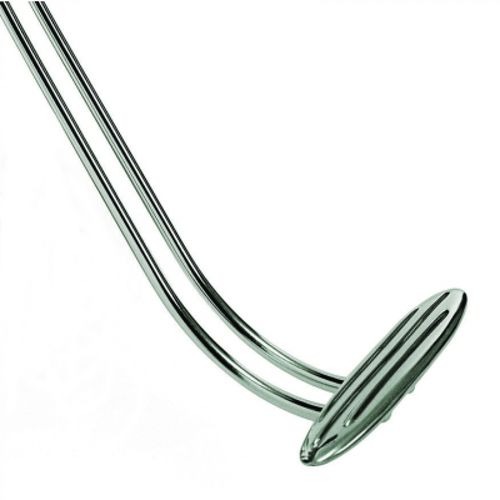 Moderner Fußschemel - RAY - Gamma & Bross - poliertes Aluminium / für den Innenraum / für Schönheitssalon