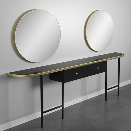 Moderner Schminktisch - BETELGEUSE  - Gamma & Bross - Laminat / Aluminium / wandmontiert