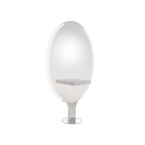 Moderner Schminktisch - PANDORA LED - Gamma & Bross - Edelstahl / für Frisörsalon / für Schönheitssalon