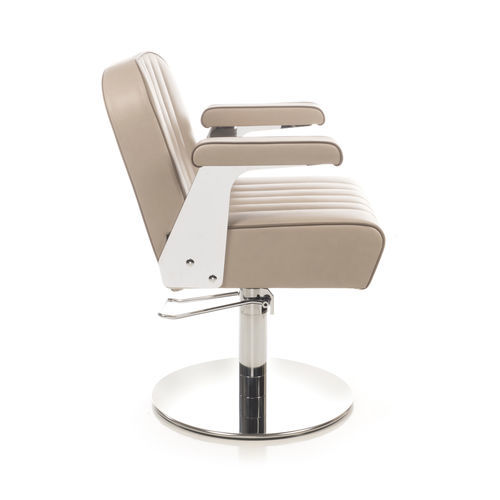 Moderner Friseurstuhl - PEGGYSUE - Gamma & Bross - Vinyl / Metall / mit Hubhydraulik