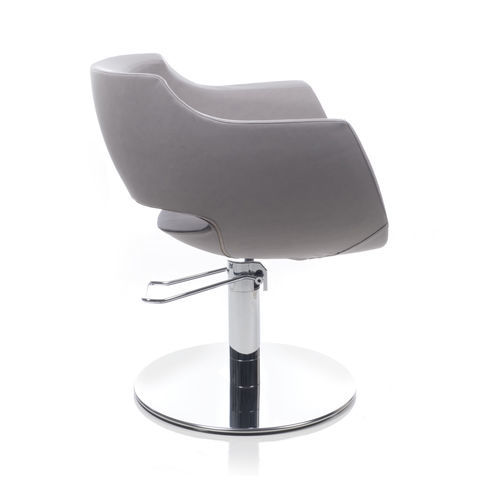 Moderner Friseurstuhl - CLUST R - Gamma & Bross - Polyurethanschaum / Vinyl / mit Hubhydraulik