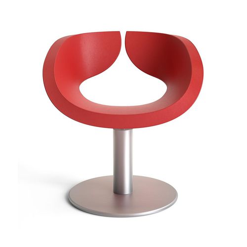 Moderner Friseurstuhl - PETAL - Gamma & Bross - Vinyl / Metall / Polster