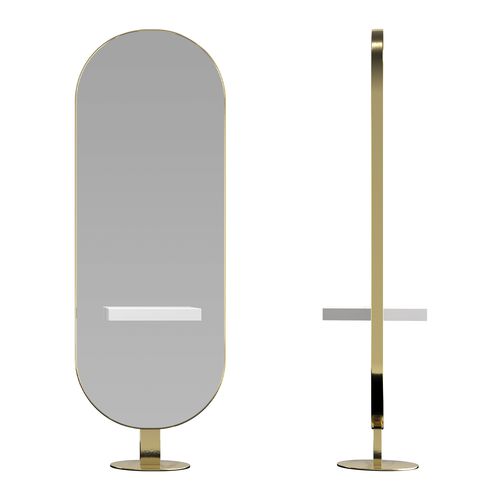 Moderner Schminktisch - OBLONGATE - Gamma & Bross - Acryl / für Frisörsalon / für Schönheitssalon