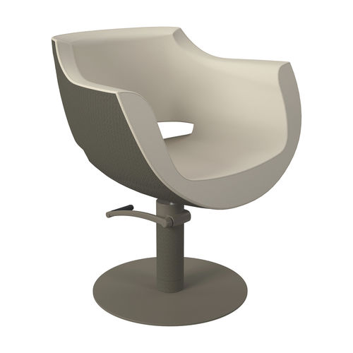 Moderner Friseurstuhl - QL - Gamma & Bross - Kunstleder / mit Hubhydraulik / ergonomisch