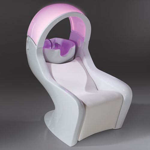 Waschsessel mit Fußstütze - TEKNOWASH PLUS - Gamma & Bross - Keramik / originelles Design / 1 Platz
