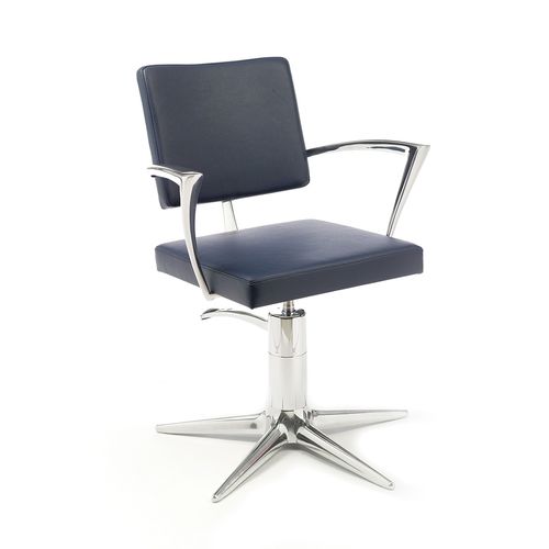 Moderner Friseurstuhl - ONEIDA - Gamma & Bross - Polyurethanschaum / Vinyl / poliertes Aluminium