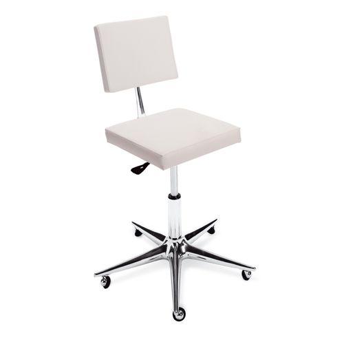 Moderner Arbeitshocker - ONEIDA CUT - Gamma & Bross - Vinyl / Gestell aus Metall / mit Sterngestell