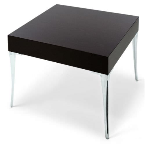 Moderner Tisch - ACCRA - Gamma & Bross - poliertes Aluminium / Laminat / Gestell aus Aluminium