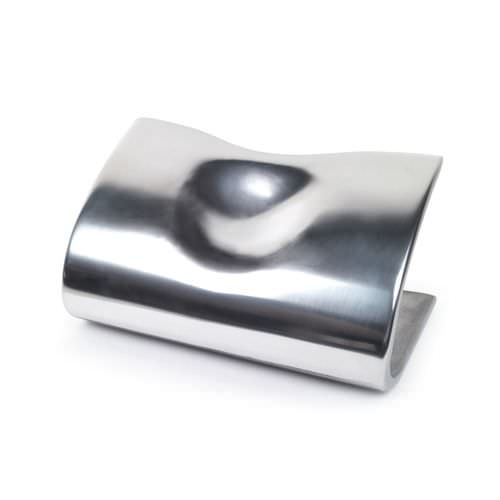Moderner Fußschemel - NUPED - Gamma & Bross - Aluminium / Chrom / für den Innenraum