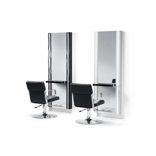 Wandmontierter Spiegel - BALANCE LIGHT - OLYMP - für Frisörsalon / modern / rechteckig