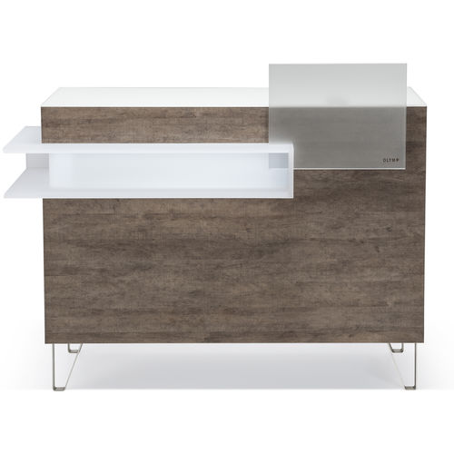 Holz-Empfangstheke - SENSO SMART - OLYMP - Plexiglas® / beleuchtet / für Frisörsalon