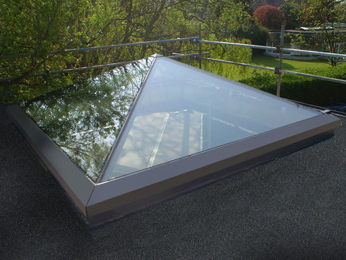 Metall-Dachverglasung - PYRAMID - Glazing Innovations
