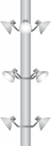 Straßenlaterne - TOWER - Simon Lighting - modern / Stahl / Mehrfach
