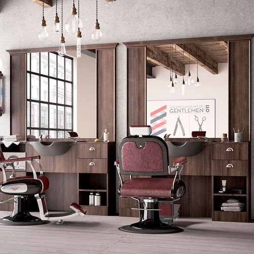 Schminktisch für Friseursalon - EASY BOISERIE - Beauty Star - modern / Holz / wandmontiert