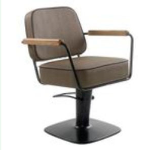 Moderner Friseurstuhl - LIBERTY - Beauty Star - Kunstleder / Metall / mit Hubhydraulik