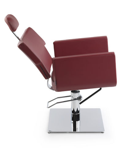 Moderner Friseurstuhl - MOON REC - Beauty Star - Kunstleder / Metall / mit Fußstütze
