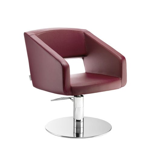 Leder-Friseurstuhl - PERLA - AGV group - Metall / Polster / für Schönheitssalon