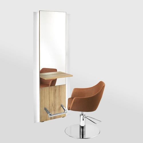 Moderner Schminktisch - MADAME - AGV group - Holz / wandmontiert / für Frisörsalon