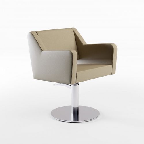 Moderner Friseurstuhl - PHILOSOPHY  - Cindarella - Kunstleder / Metall / mit Hubhydraulik