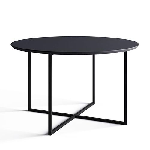 Moderner Tisch - EVA - Cindarella - Laminat / Gestell aus Metall / rund
