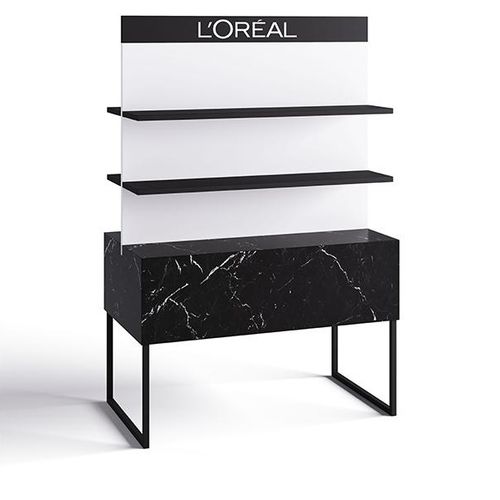 Mehrzweck-Präsentierregal - EVO 7 - Cindarella - für Kosmetika / Metall / Laminat