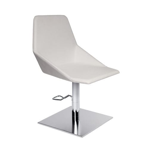 Kunstleder-Friseurstuhl - LIGHT 673 - FIAPP - mit Hubhydraulik / höhenverstellbar / schwarz