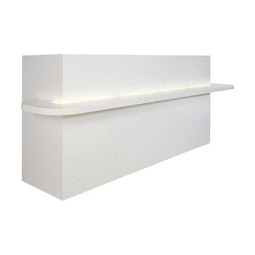Empfangstheke / lackiertes MDF - WORLD 876 - FIAPP - Corian® / für Frisörsalon / für Hotels