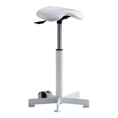 Stoff-Arbeitshocker - ROLLERBLADE P07 - FIAPP - Leder / mit Rollen / Polster