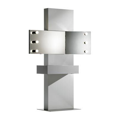 Moderner Schminktisch - TROCADERO 440B - FIAPP - Laminat / Edelstahl / Corian®