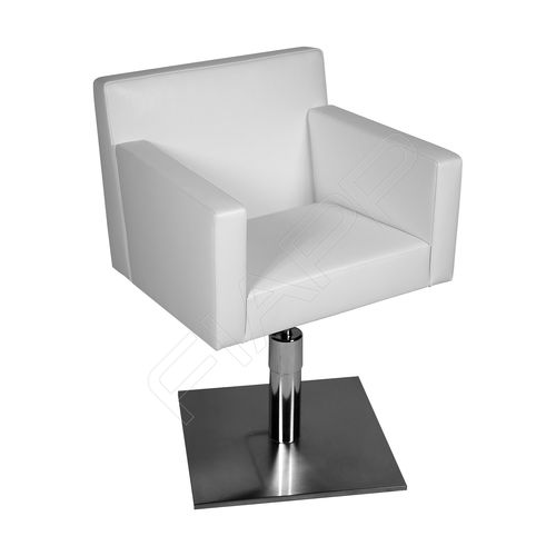 Moderner Friseurstuhl - CAROLINE 670 - FIAPP - Leder / Stoff / Edelstahl
